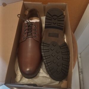G.H. Bass & Co. -Schaeffer Red Brown Leather Oxford Dress Shoes